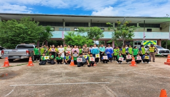 โครงการอบรมรณรงค์ให้ความรู้วินัยจราจรและปฏิบัติตามกฎหมาย ประจำปีงบประมาณ 2568