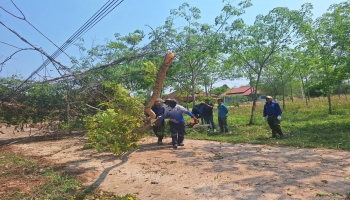 มีชาวบ้านาวบ้าน ตำบลข้าวสาร ได้รับผลกระทบจากพายุฤดูร้อน พัดถล่ม ในบางพื้นที่ งานกองช่าง งานป้องกันฯ องค์การบริหารส่วนตำบลข้าวสาร ได้ออกดำเนินการเรียบร้อย