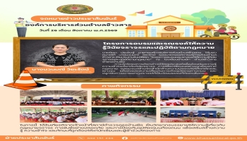 “โครงการอบรมและรณรงค์ให้ความรู้วินัยจราจรและปฏิบัติตามกฎหมาย” ณ โรงเรียนบ้านเม็ก ตำบลข้าวสาร อำเภอบ้านผือ